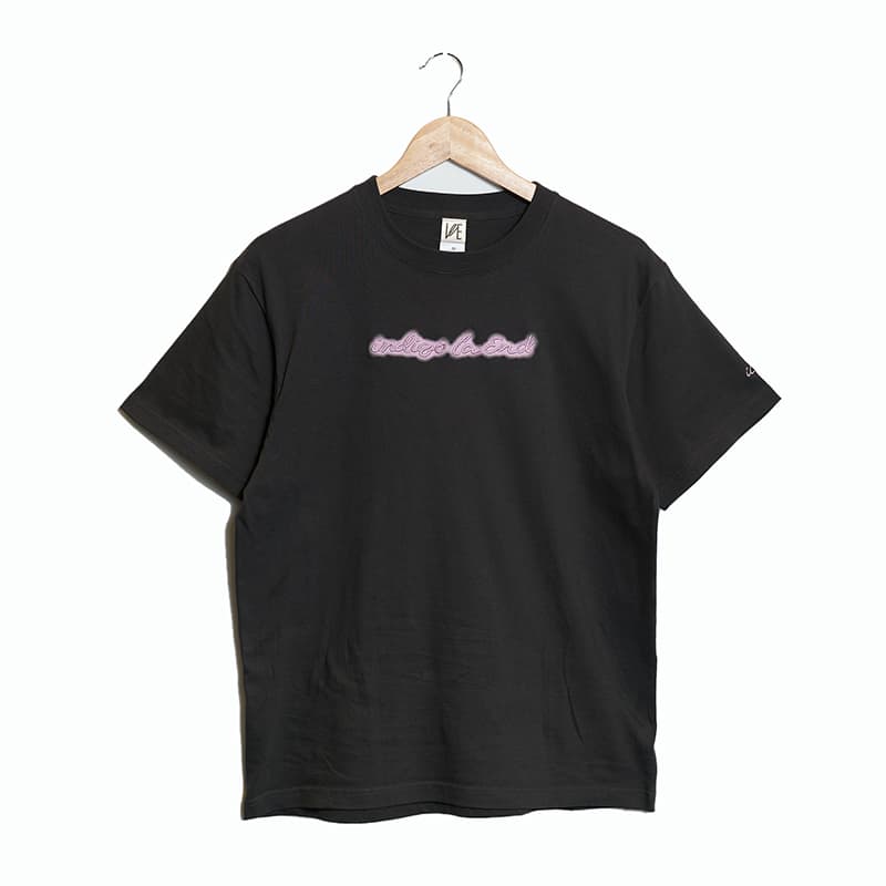 indigo la End】 ilE ロゴTシャツ (embroidery×pink) / Official Goods indigo la End】 ilE ロゴTシャツ (embroidery×pink) / Official Goods