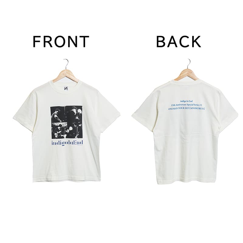 indigo la End】 藍のすべて フォトTシャツ / Official Goods Shop indigo la End】 藍のすべて フォトTシャツ / Official Goods Shop