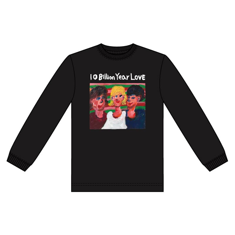 100億年LOVE Long T-Shirt Black Artwork by Nanae Mitobe / Official 100億年LOVE Long T-Shirt Black Artwork by Nanae Mitobe / Official